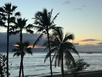 View from west facing lanai looking towards Lānaʻi.