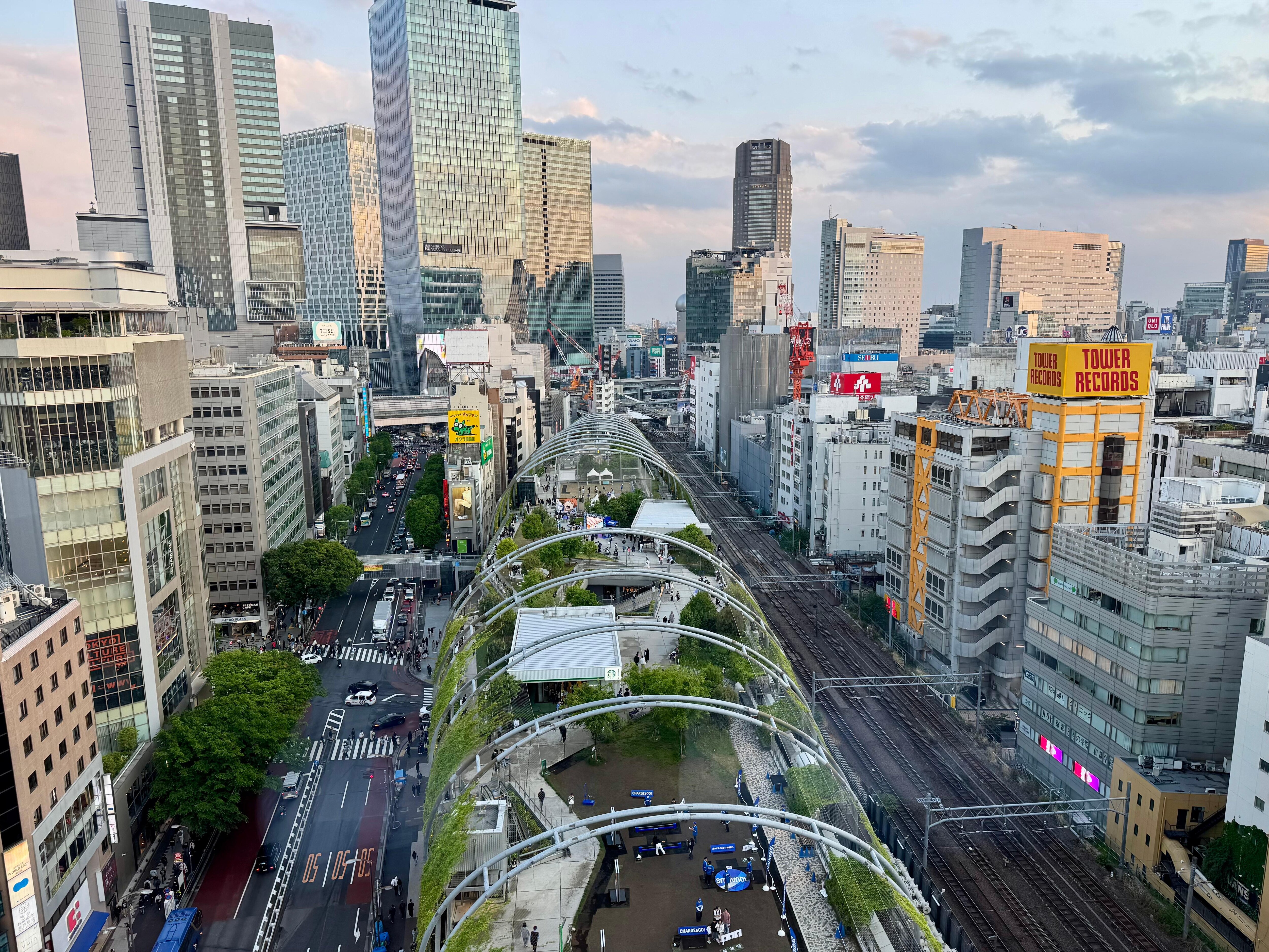 The view from our hotel room.