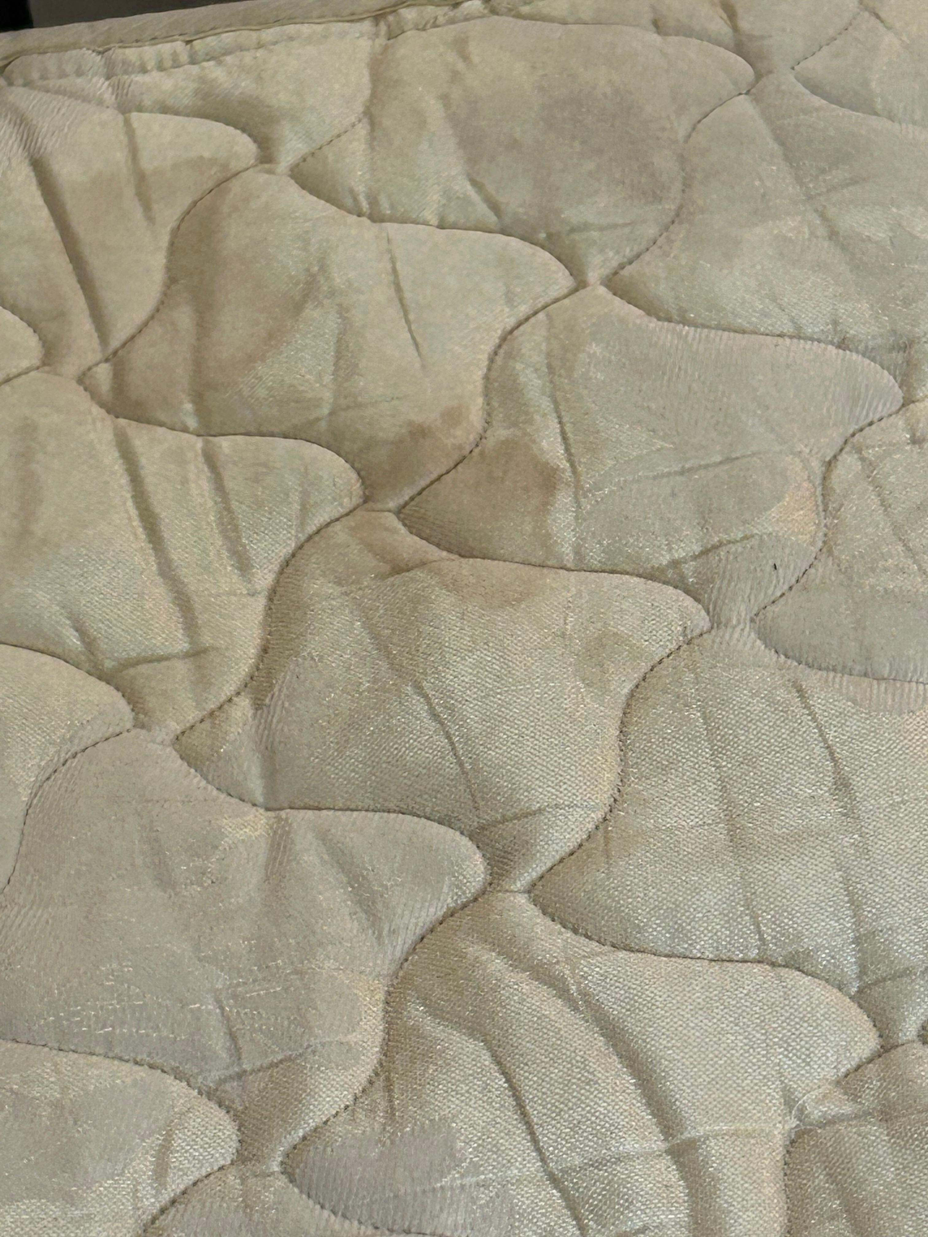 Sofa bed mattress stain