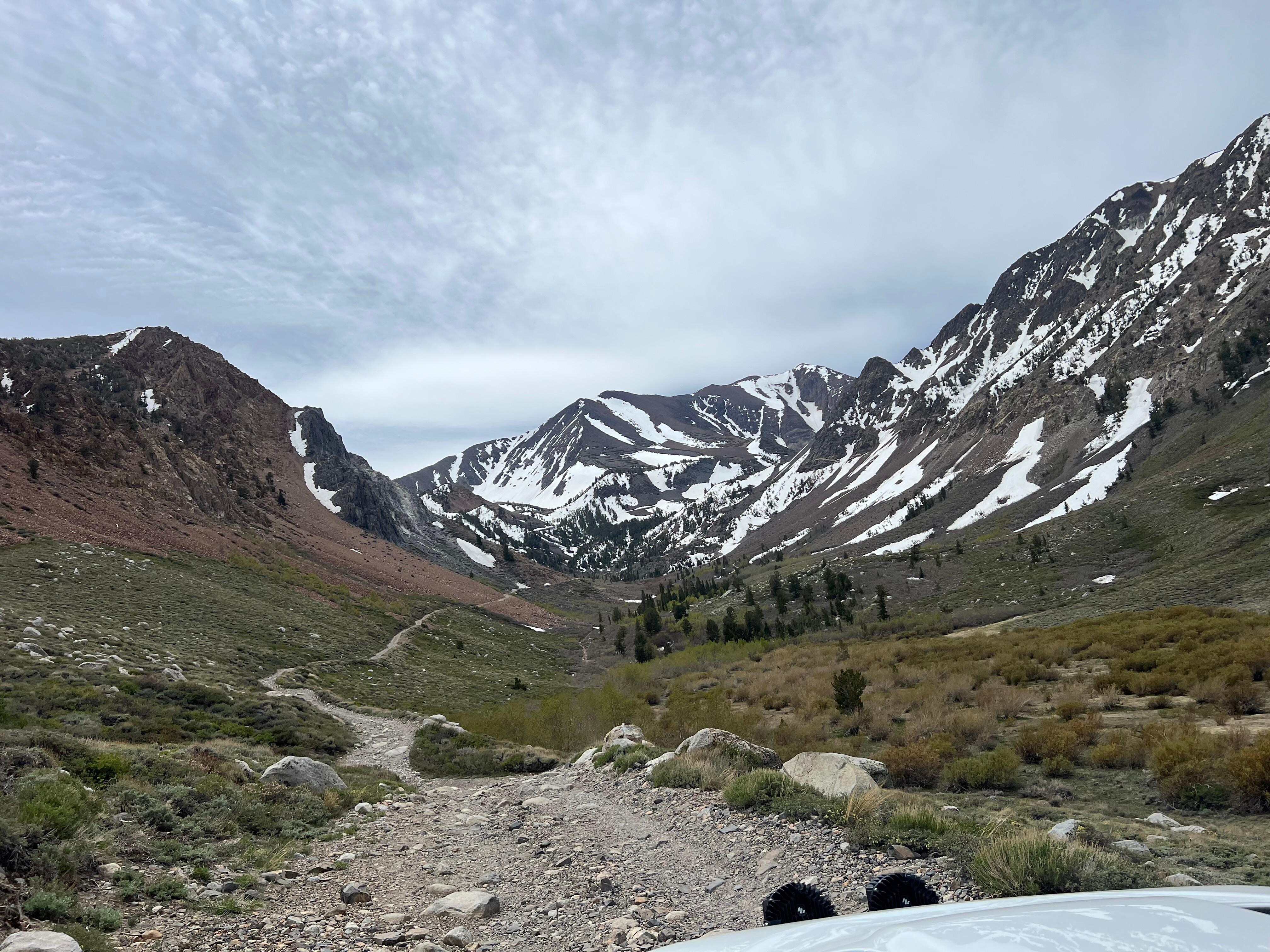 Laurel lakes trail in Jeep