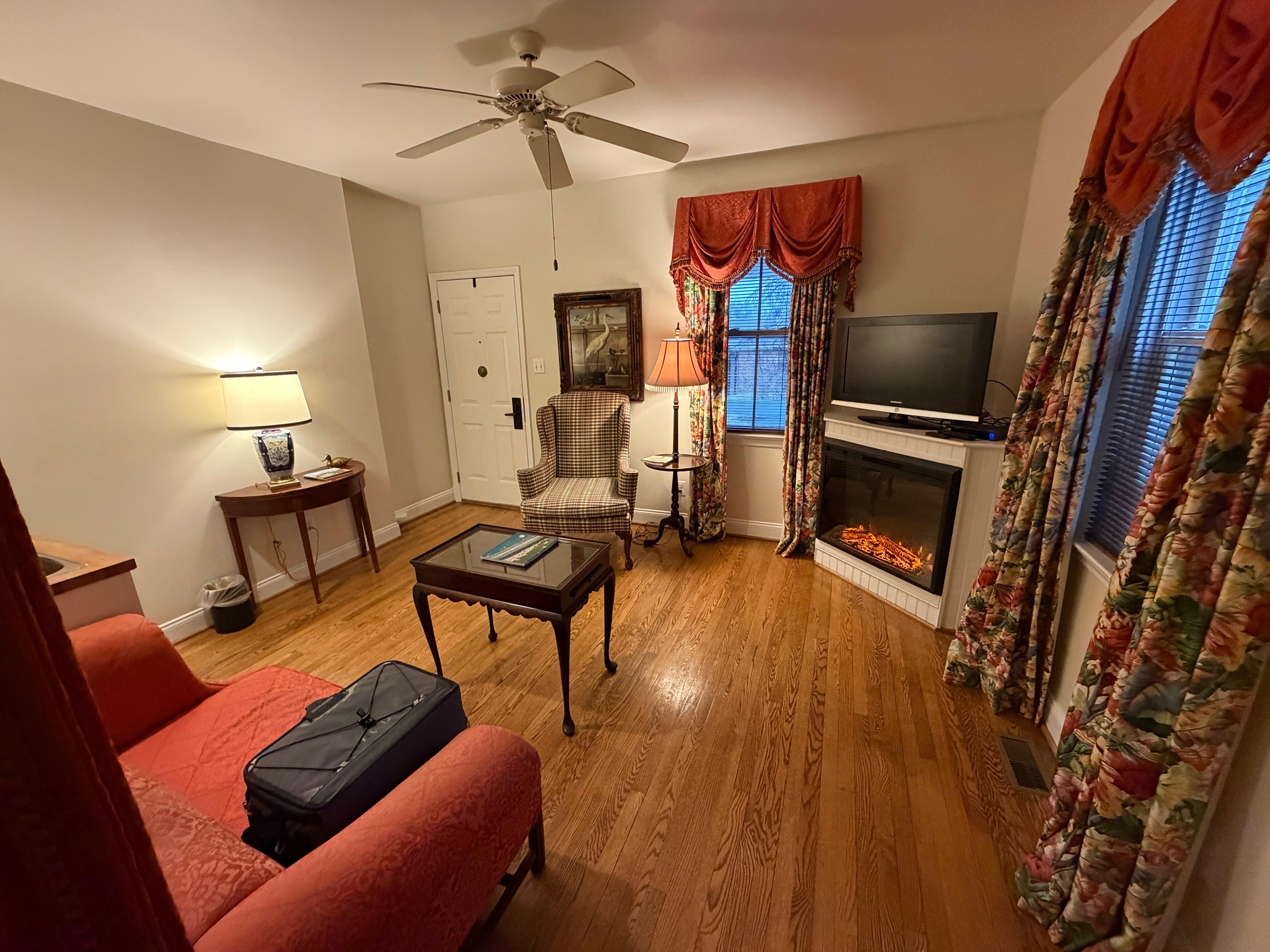 The living room of our suite. 