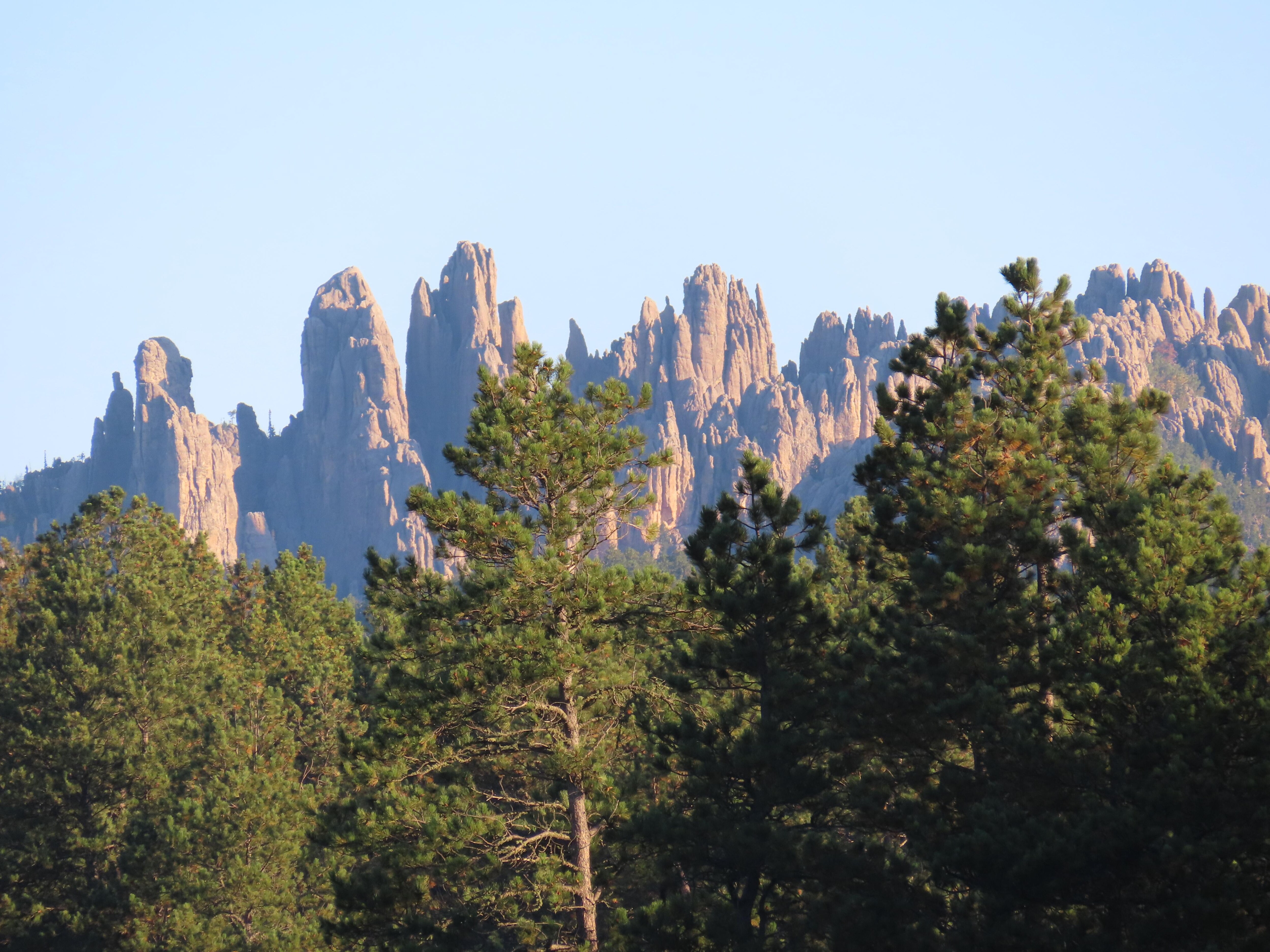 View of the Needles from the lodge.