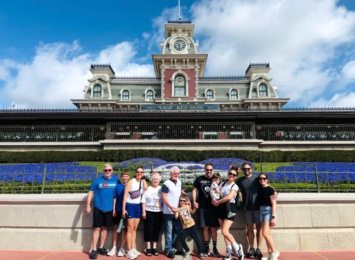 The family that enjoyed their stay.