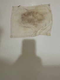 Dirty wash cloth