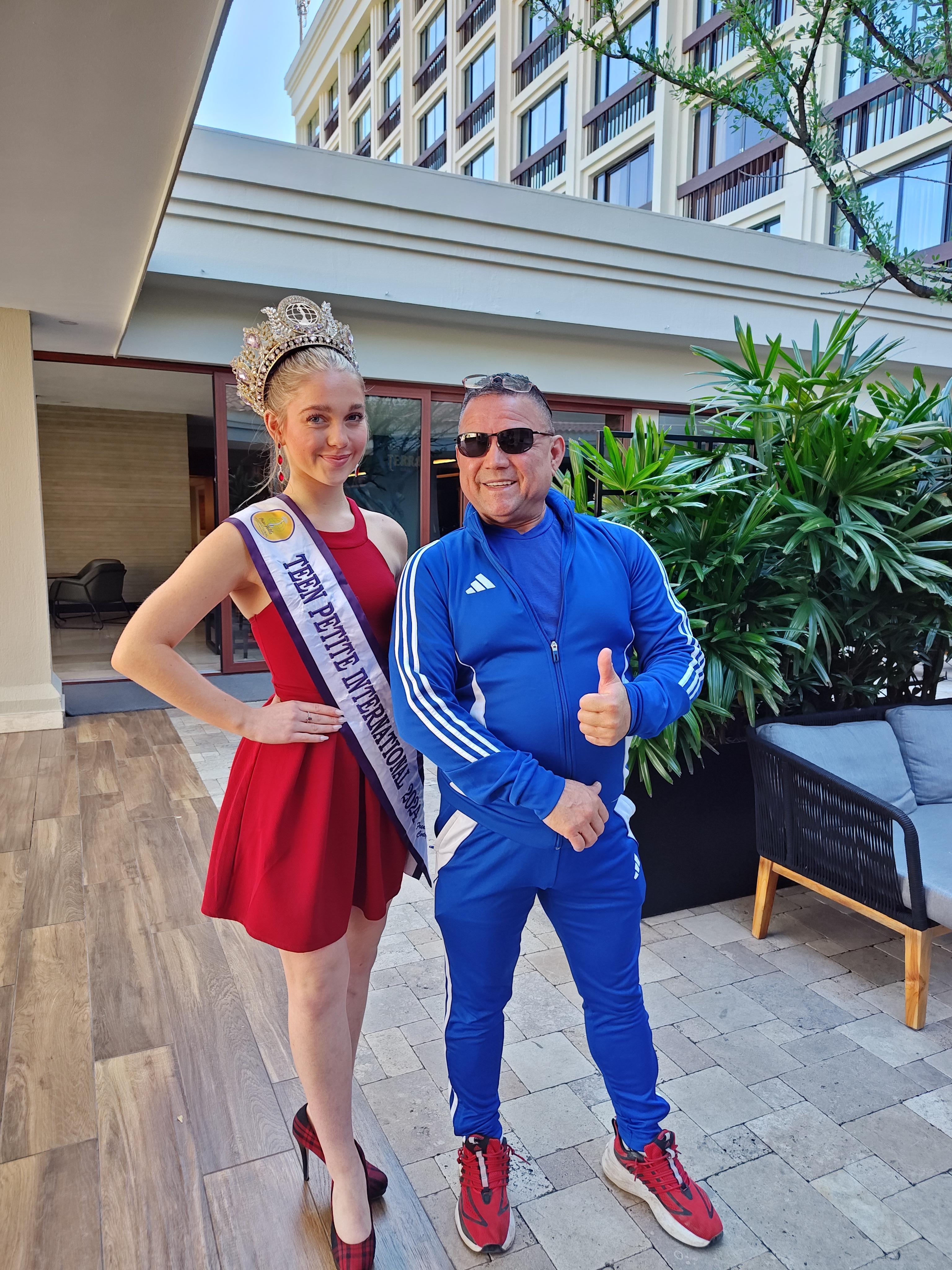 I even found a queen staying in the hotel