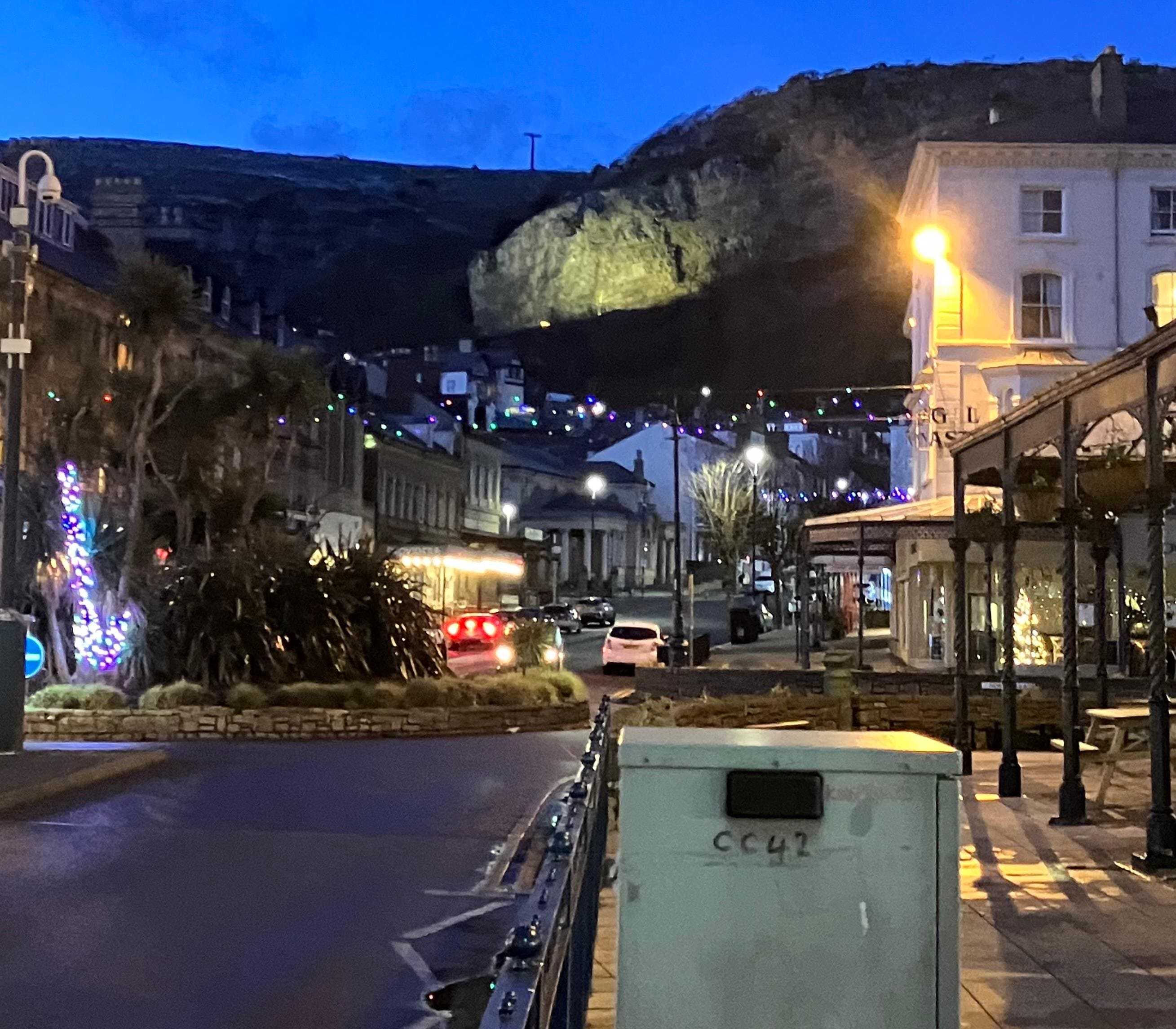 The Great Orme at night 