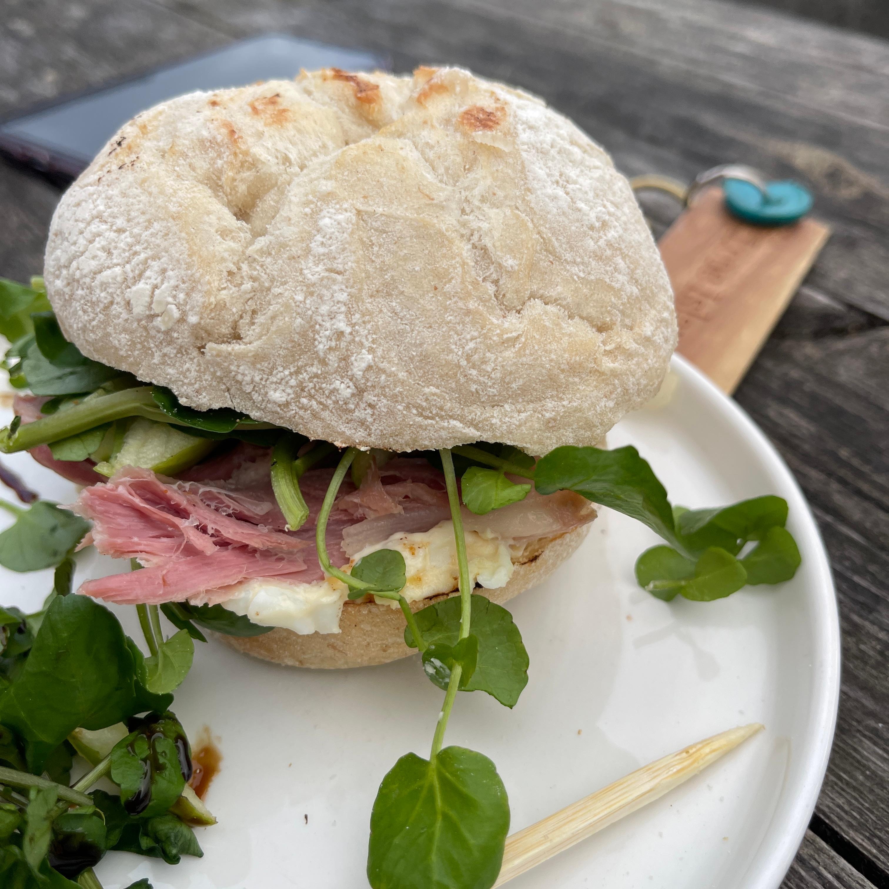 Ham hock sandwich 