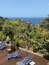 View from second floor balcony