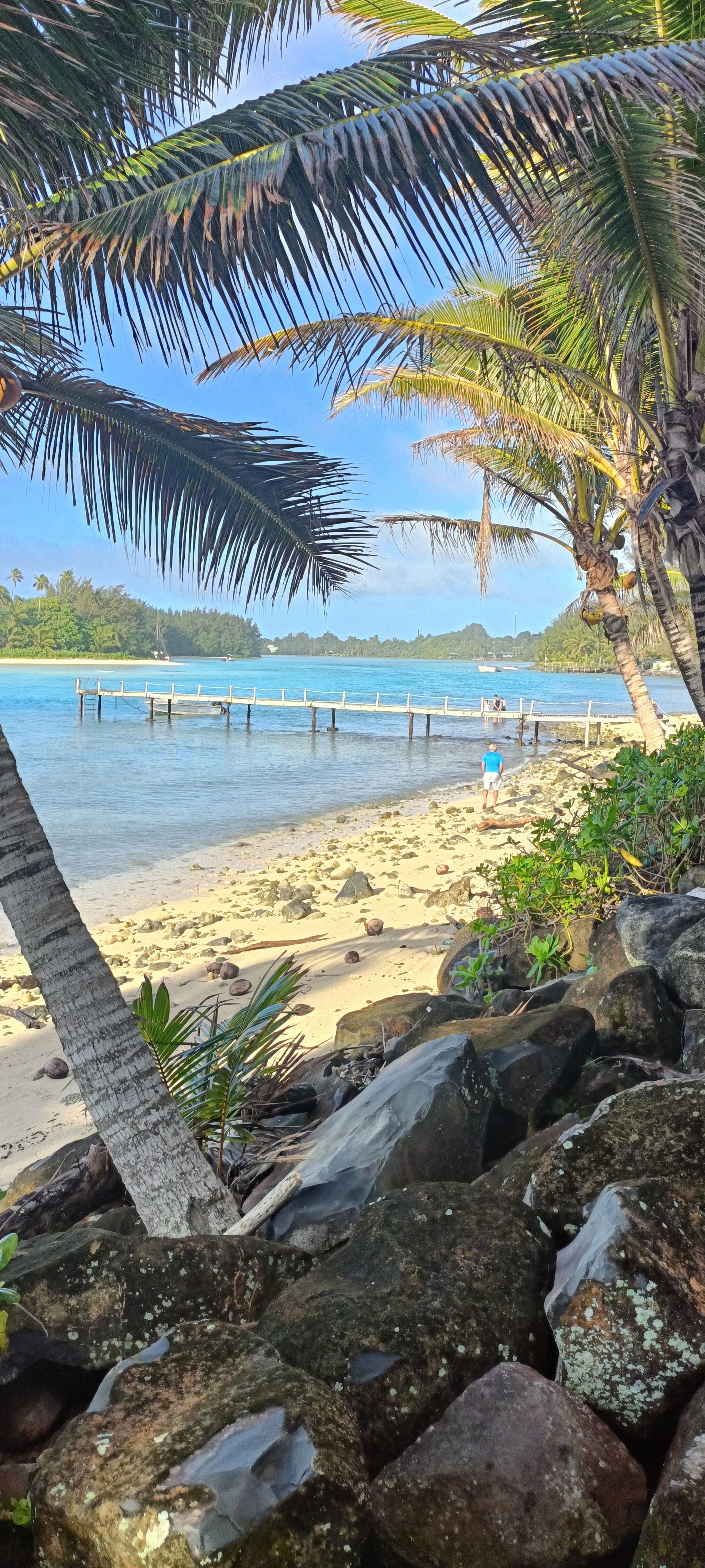 looking towards the jetty