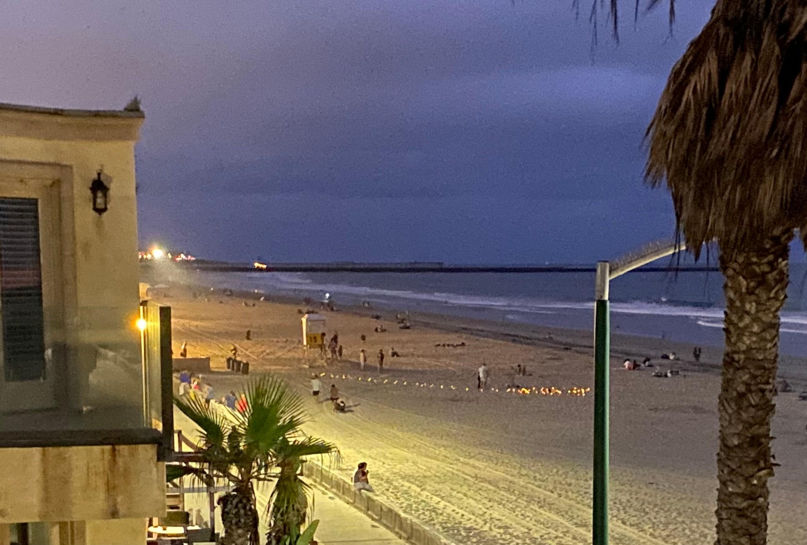 Looking toward Belmont park (about 3 minute walk) we saw someone getting engaged one evening.