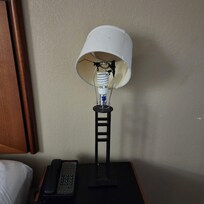 No chance in hell I was turning this lamp on. 😬