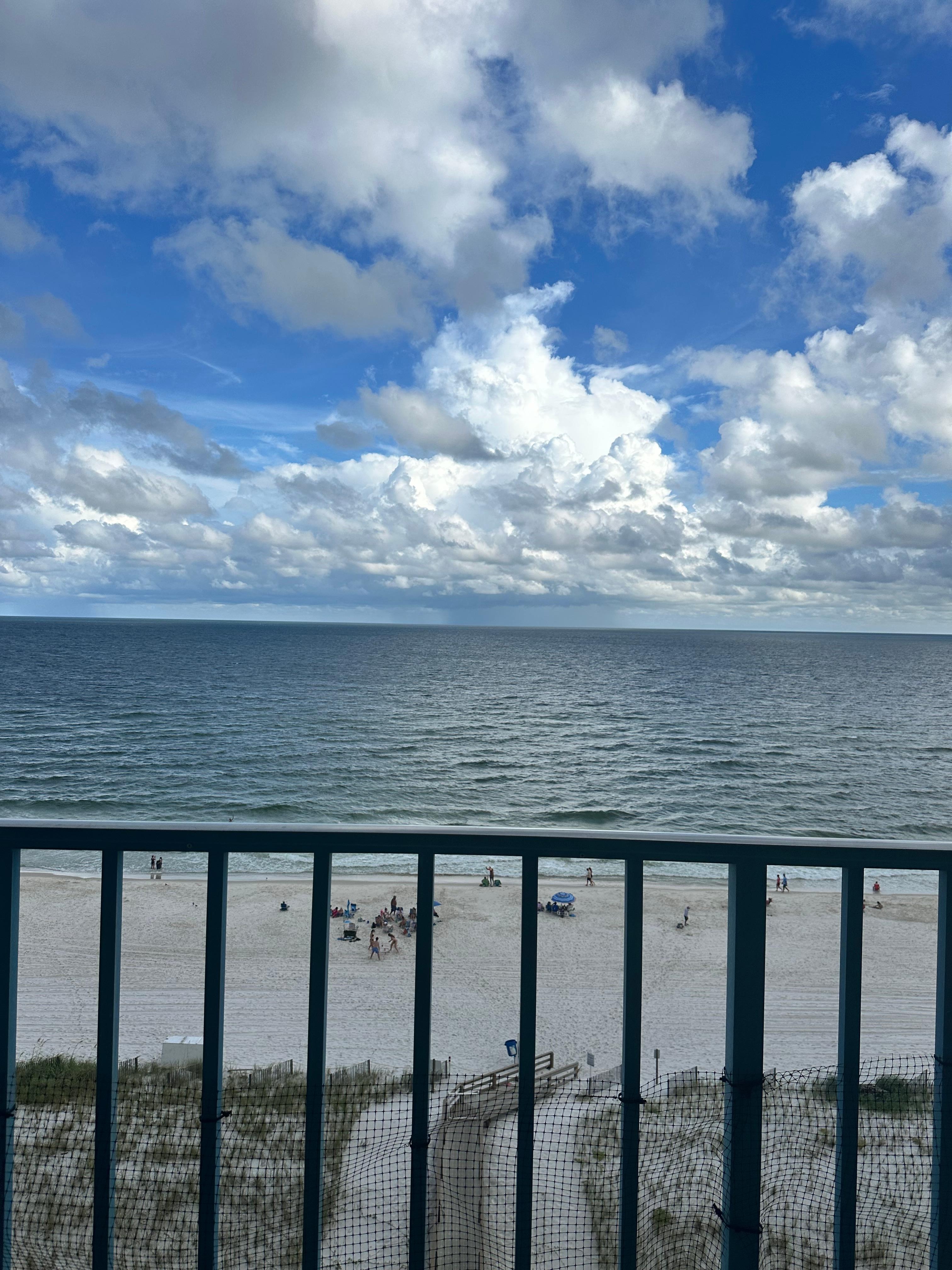  View sitting on the balcony