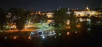 Night view from our room.