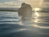 Infinity pool overlooking the Pacific Ocean