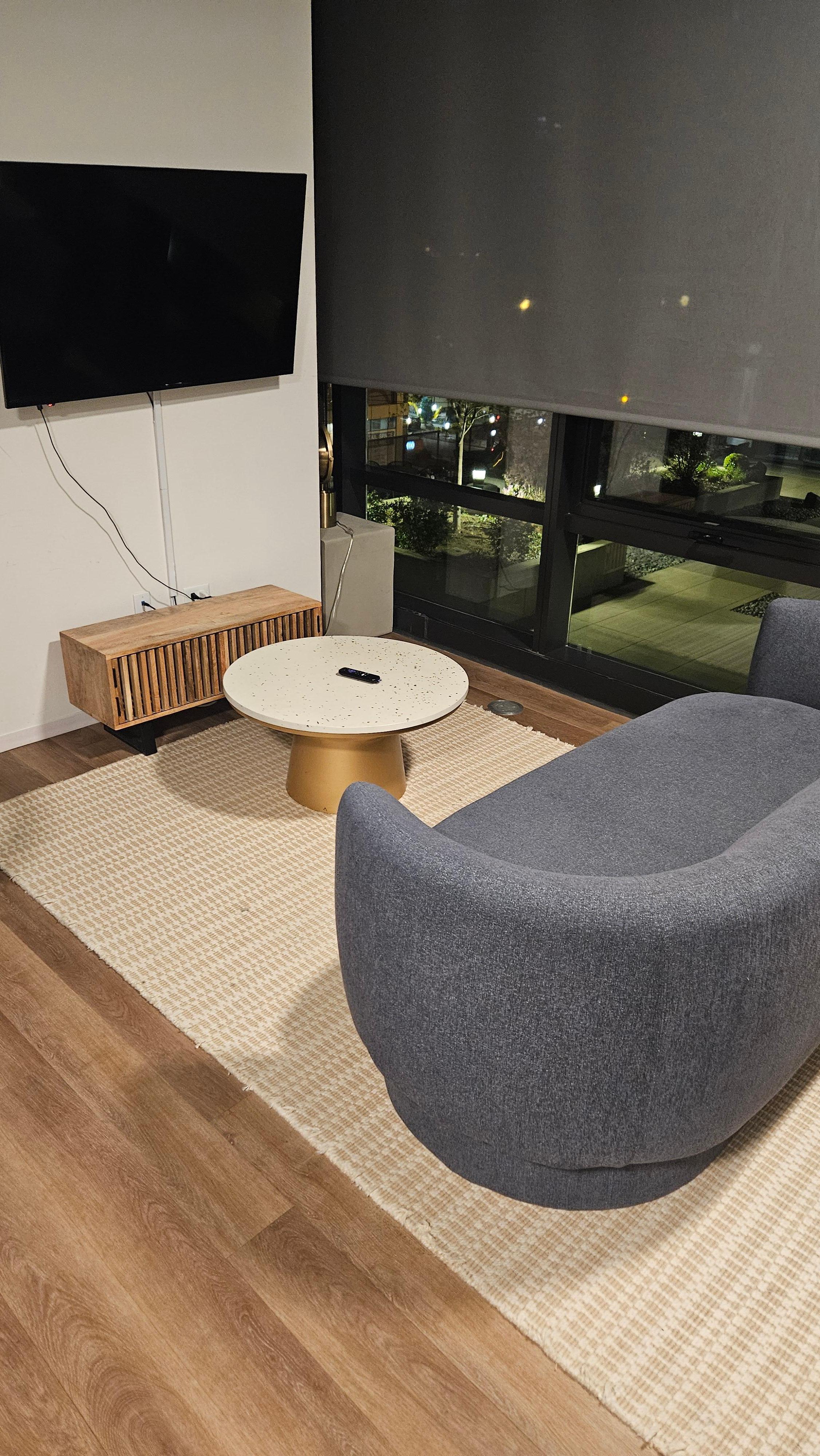 TV area with couch