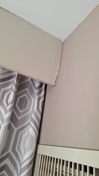 Damaged valance