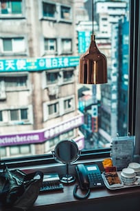 窓から見える風景(8階でした)