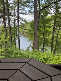 Beautiful view from the front deck.