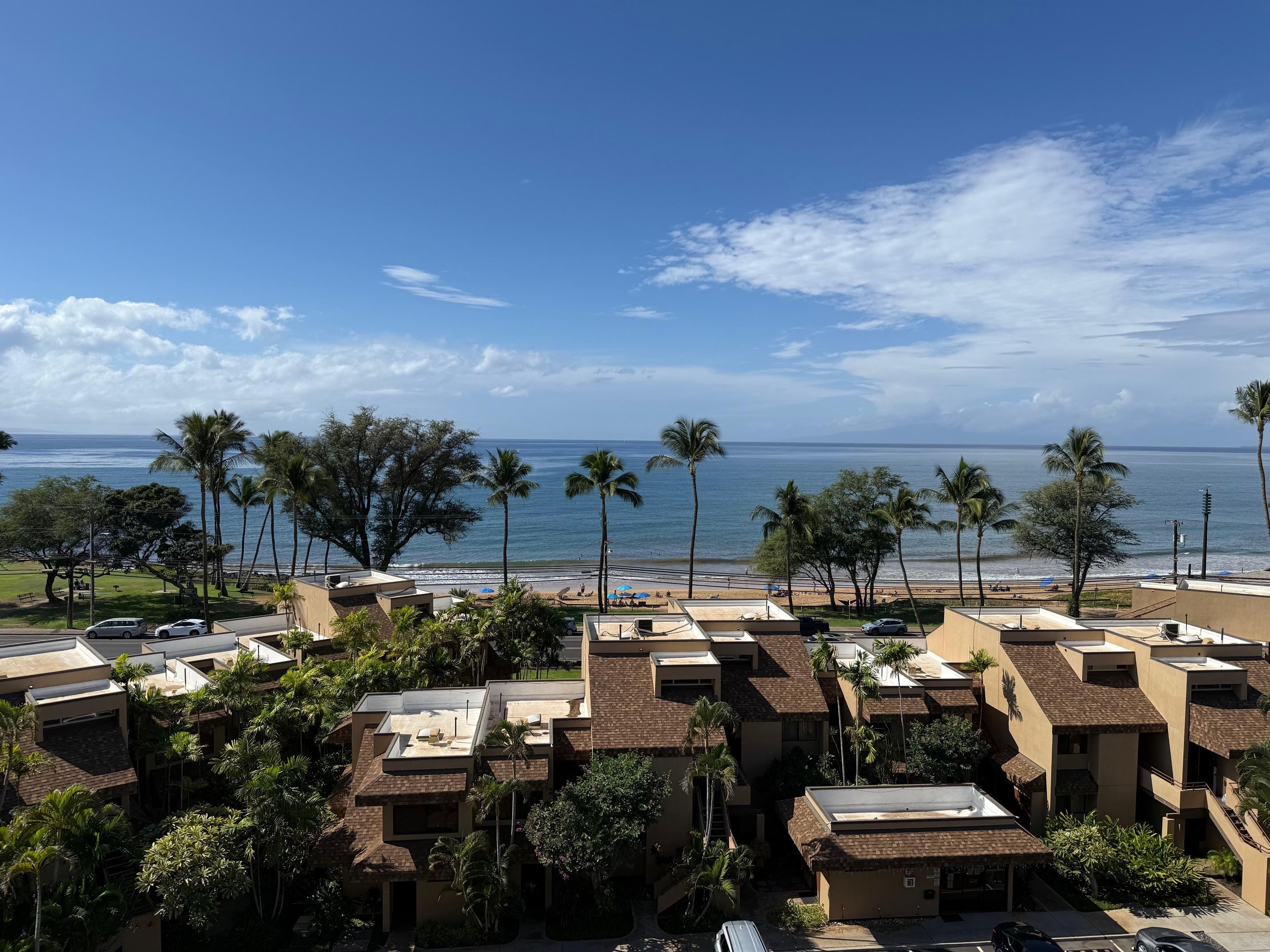 View directly west from lanai
