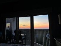 View from sitting on the master bed