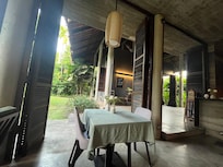 Part of the restaurant