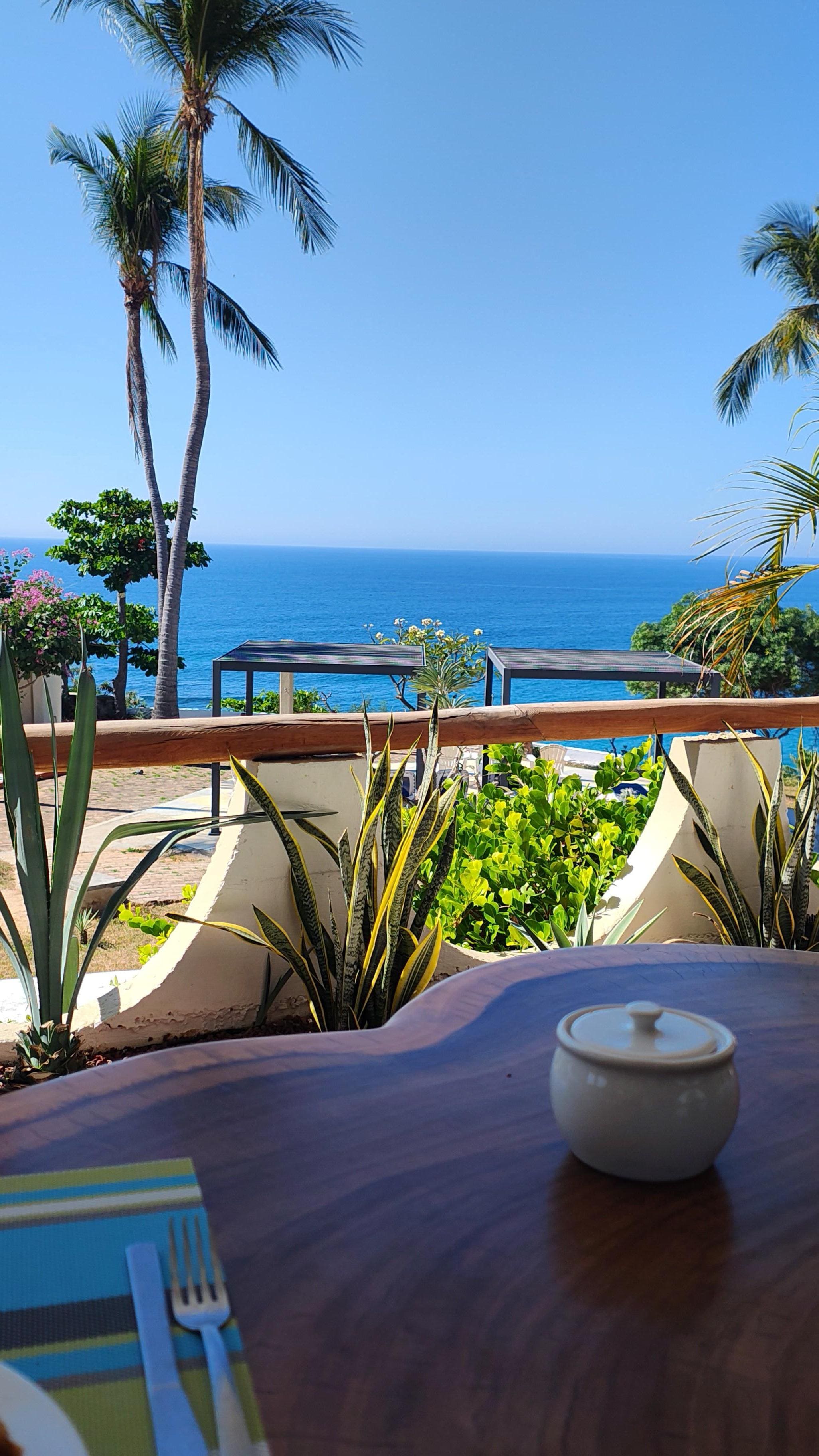 Vista desde el restaurante del hotel