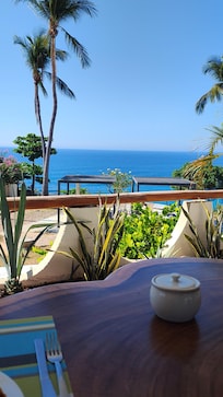 Vista desde el restaurante del hotel