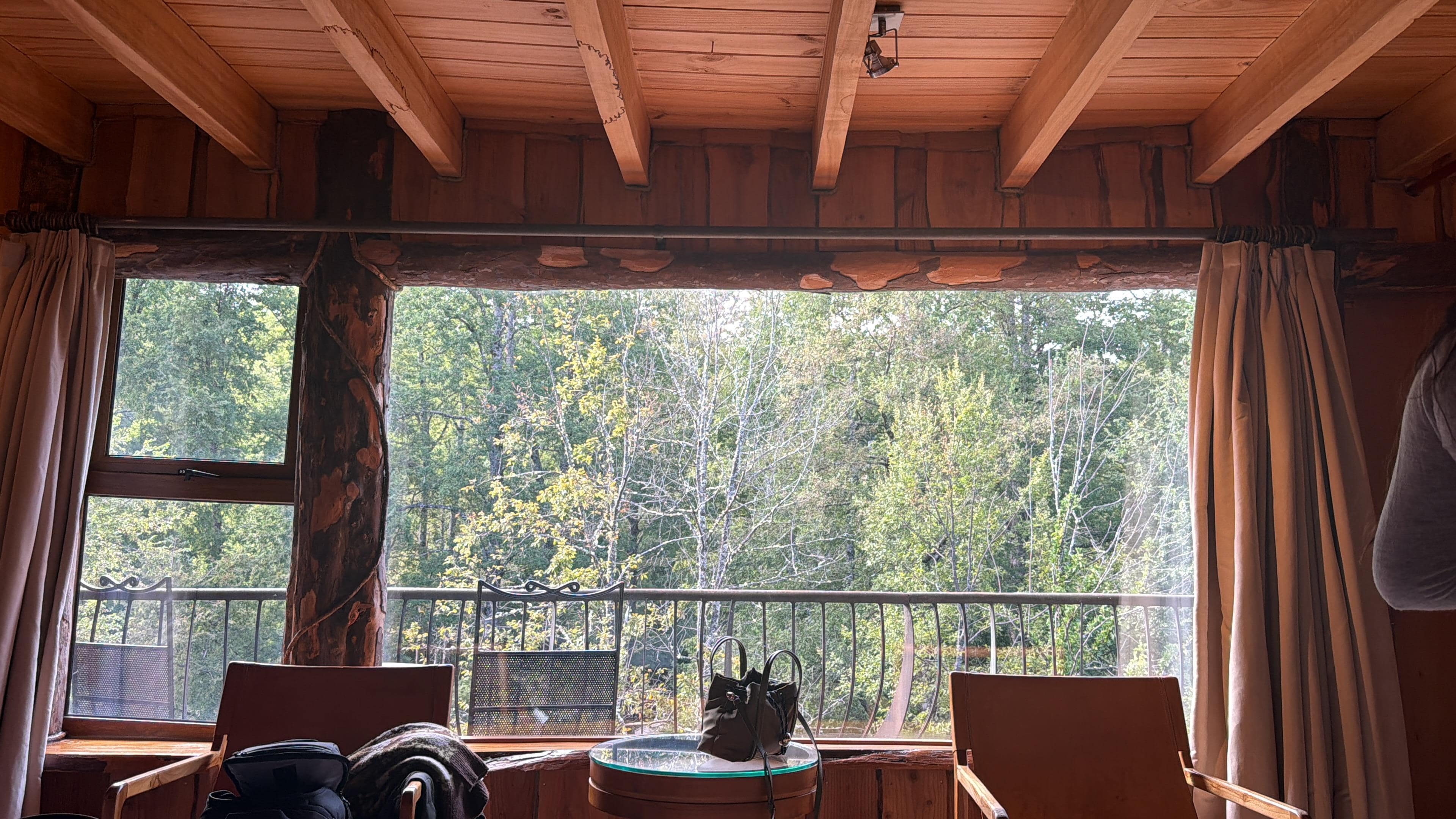 Vista desde la cama de la habitación