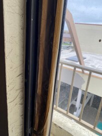 This was the window that was taped up.