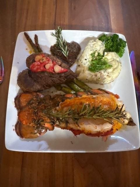 Had a Chief Come in and Fix Valentines Dinner