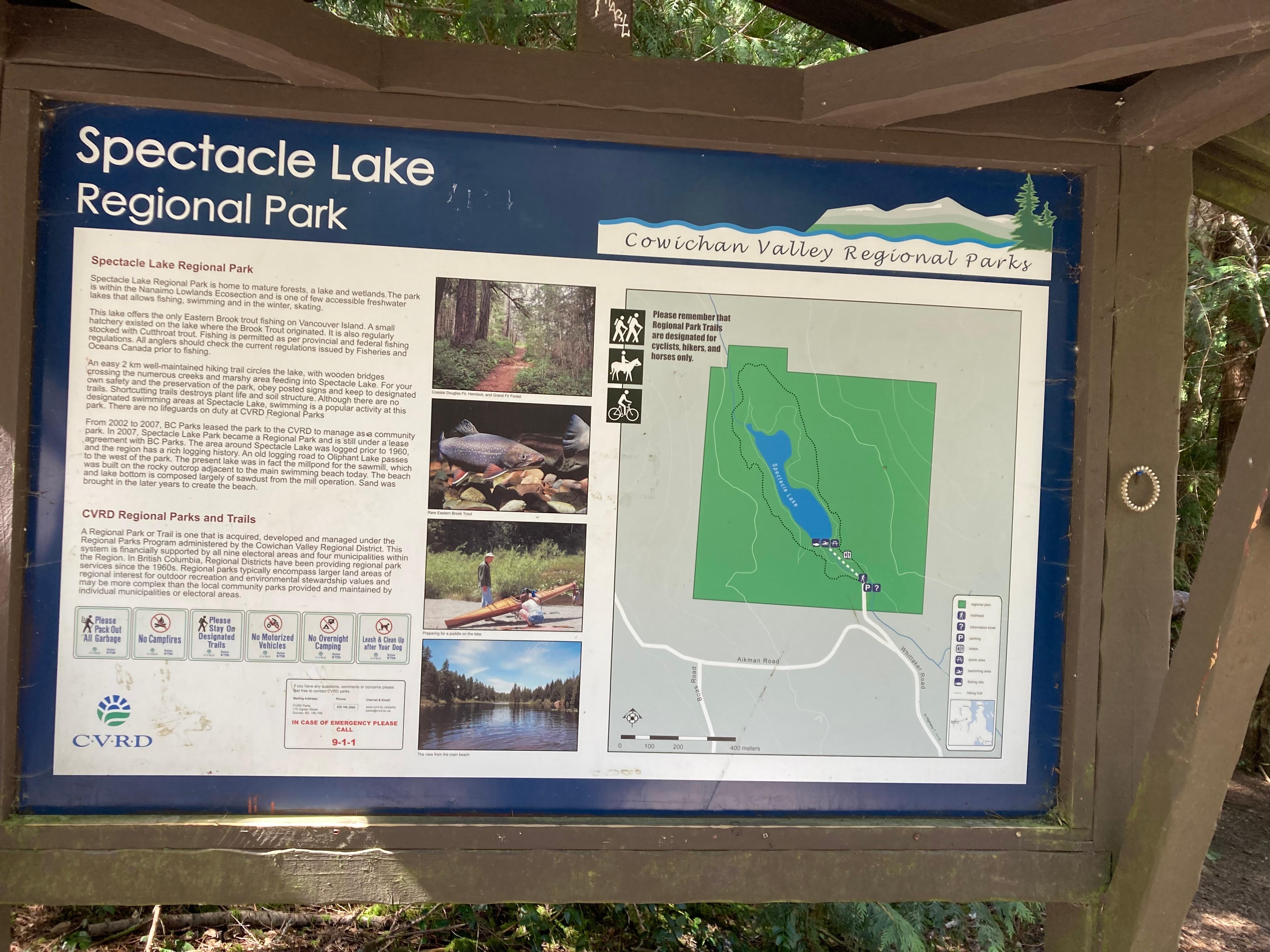 The nearby provincial park. Can walk there from resort but better to drive. 