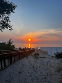 Just a few minutes walk to see this amazing sunset!