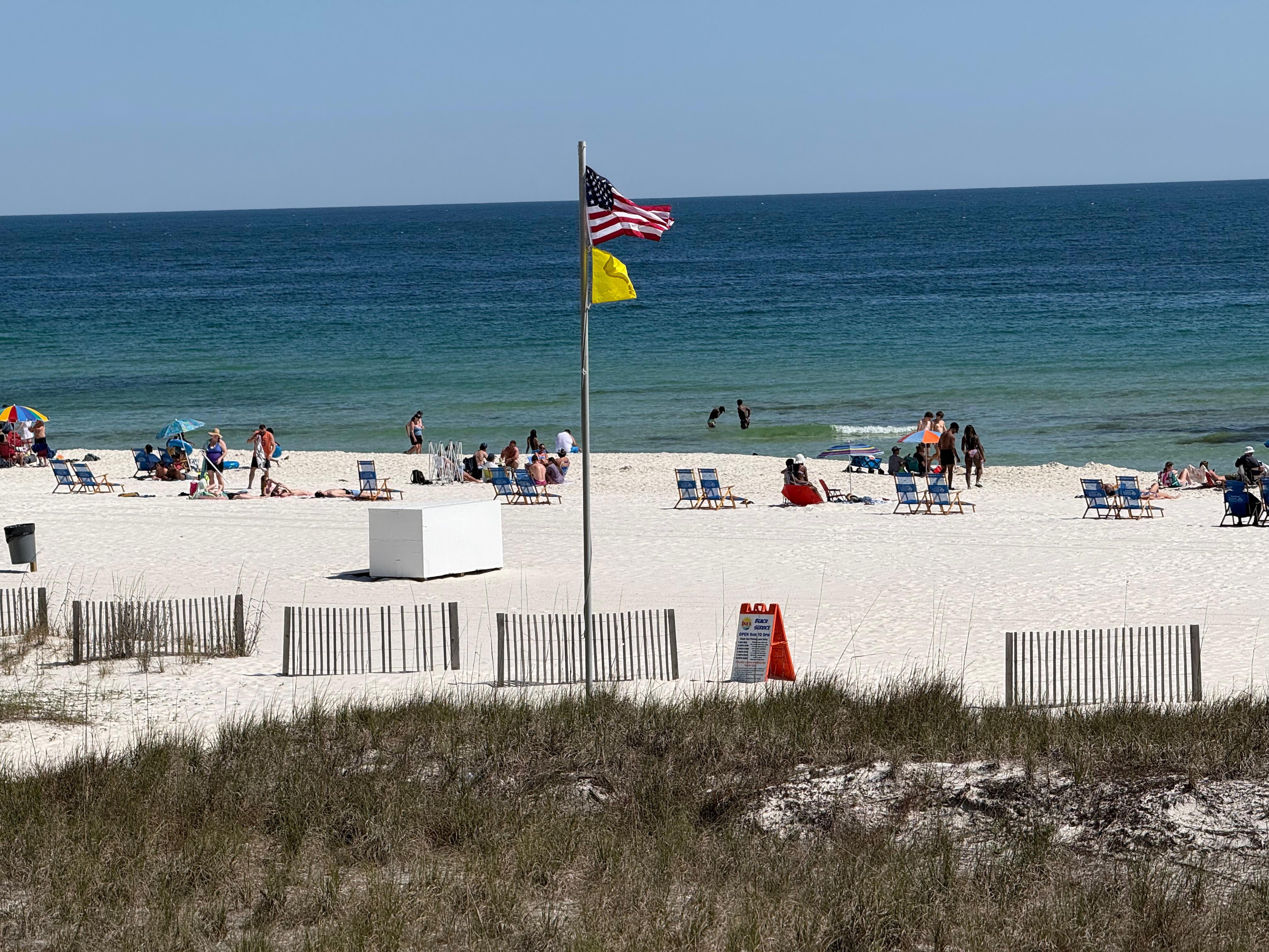 Our view from the balcony 