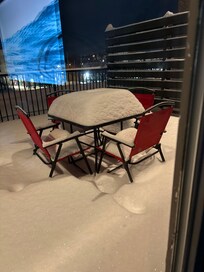 Patio doesn’t typically look like this…