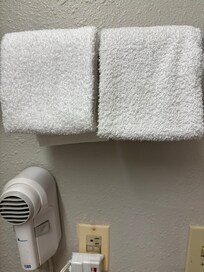 Grey scratchy towels
