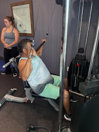 Gym again every thing you need to get a sweating