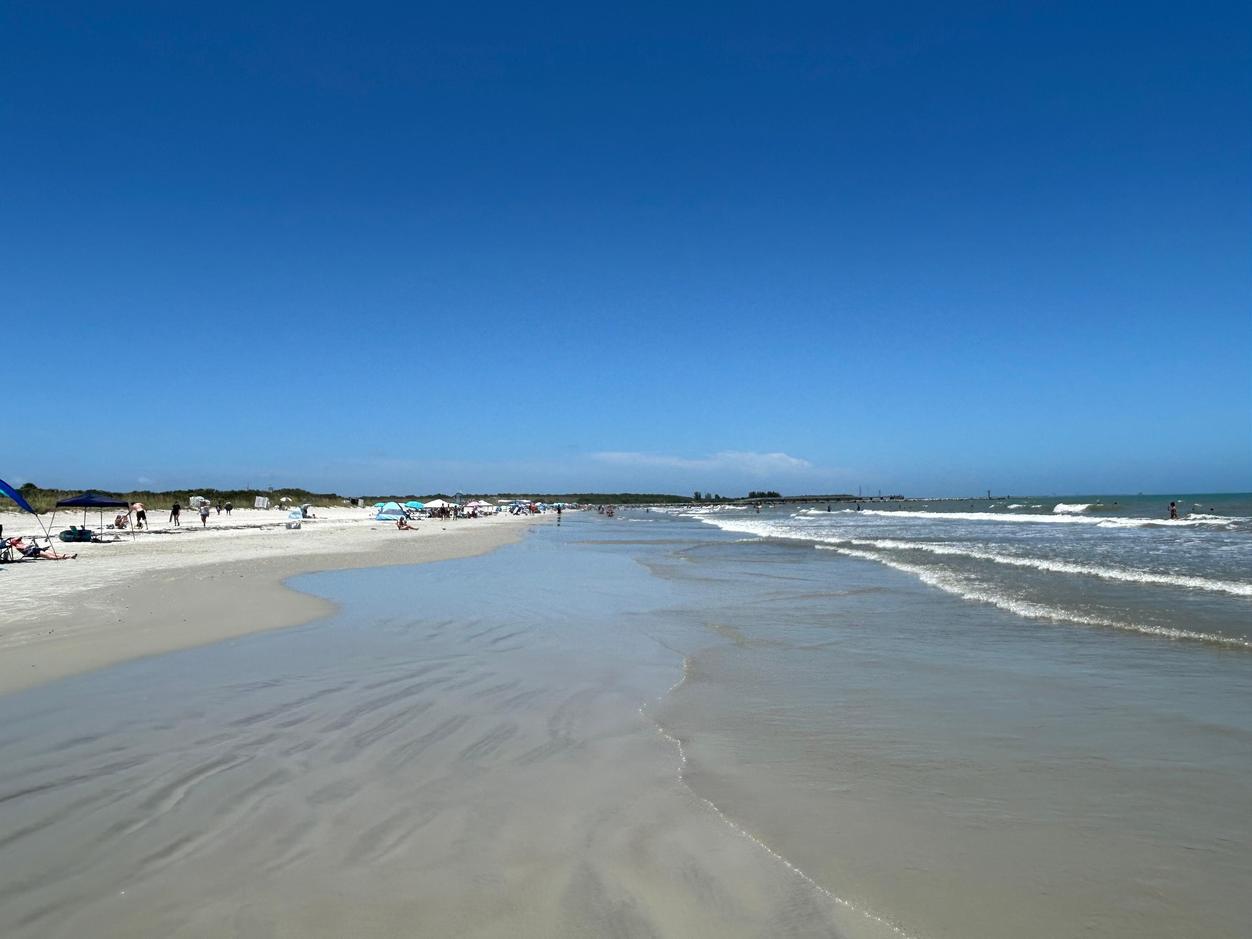 Beach looking north