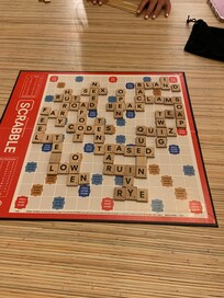 Pretty good scrabble game.