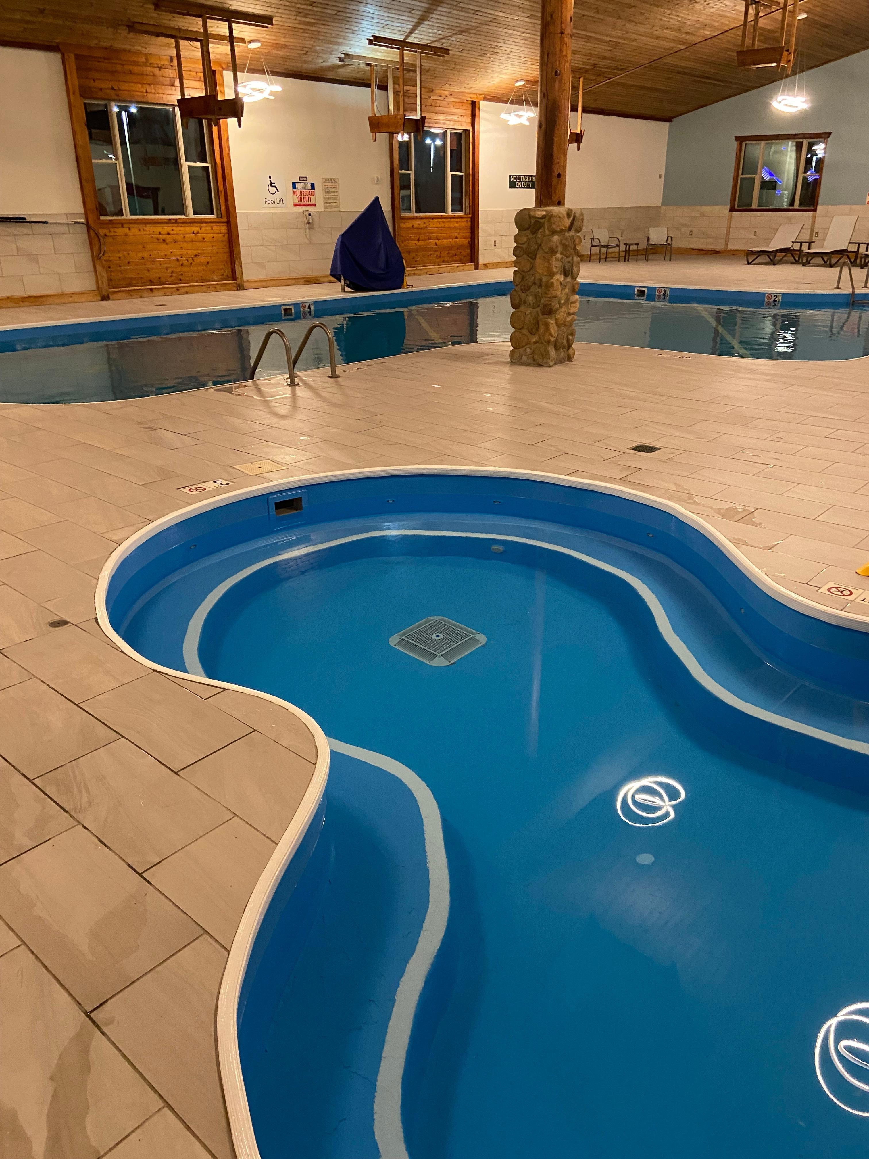 The hot tub - twice as big as showing here. 