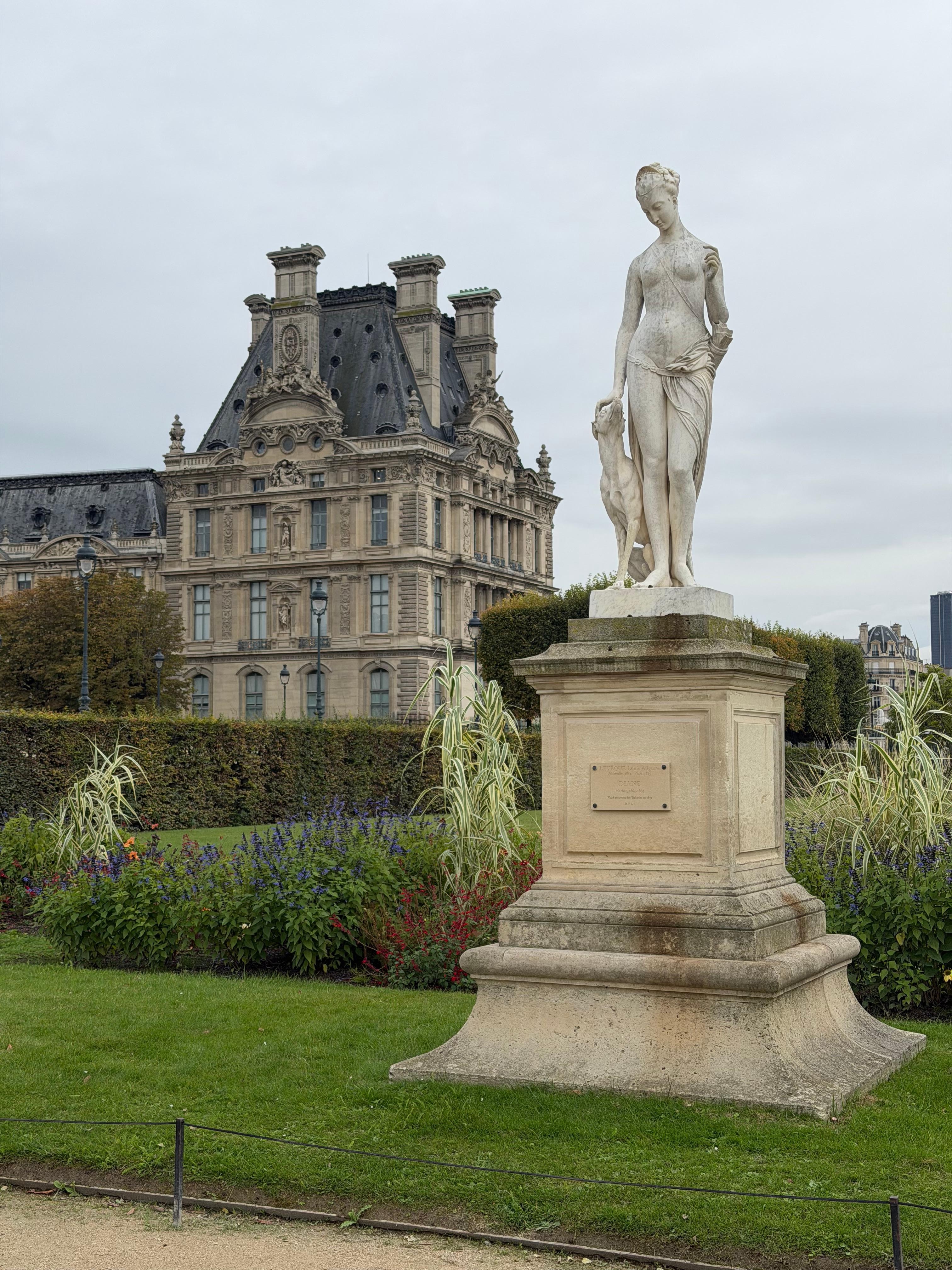 Sculpture outside The Louvre