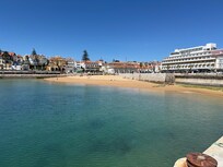 Looking back at the hotel