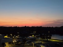 Sunset from master balcony