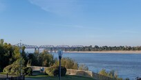 View of the Mississippi River.