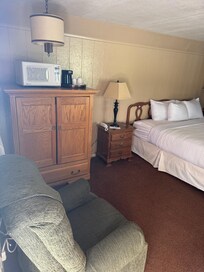 Fridge and microwave