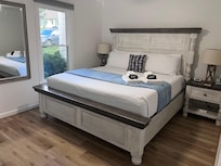 Guest bedroom with king bed was bonus