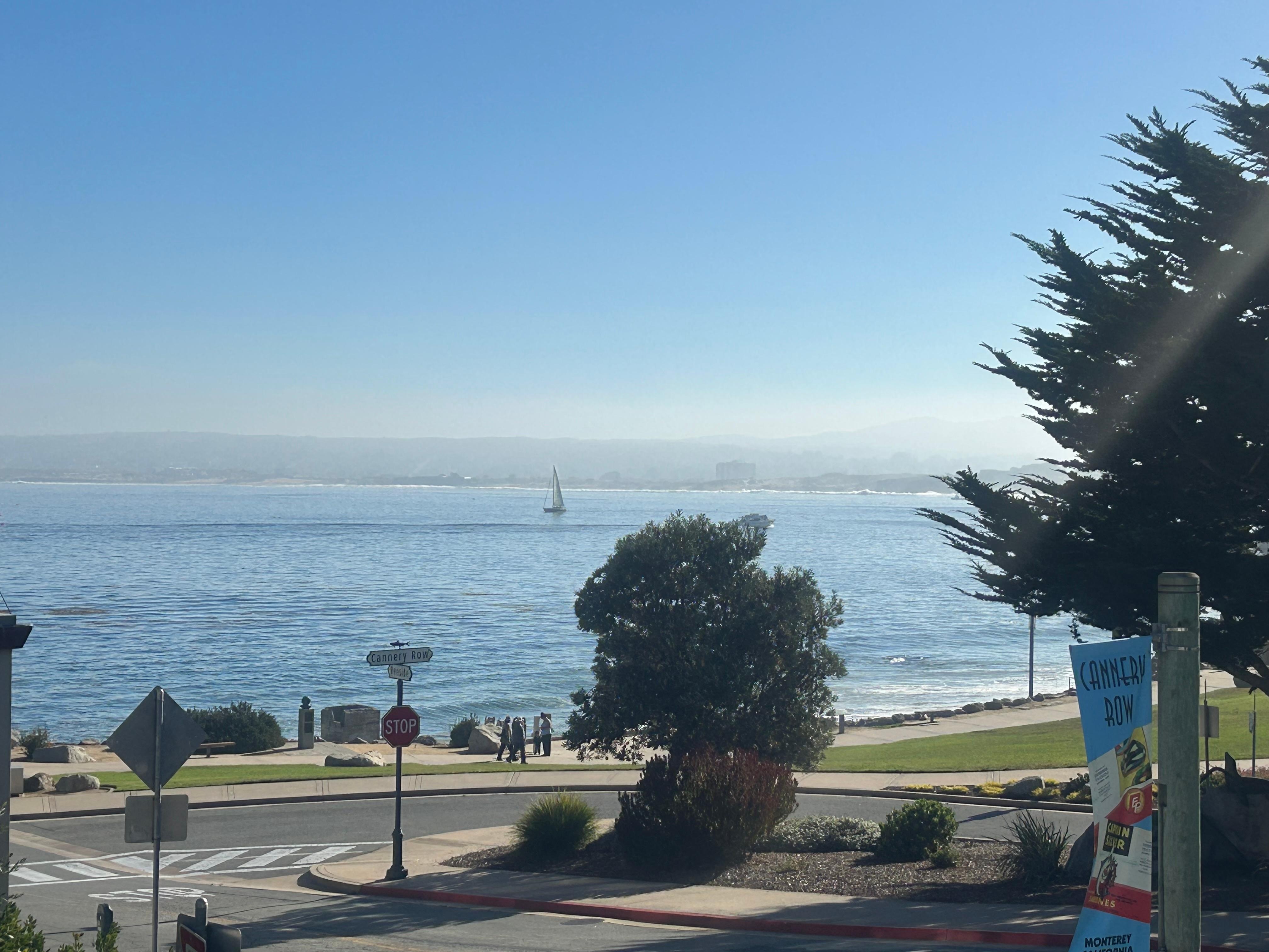 View from our balcony 