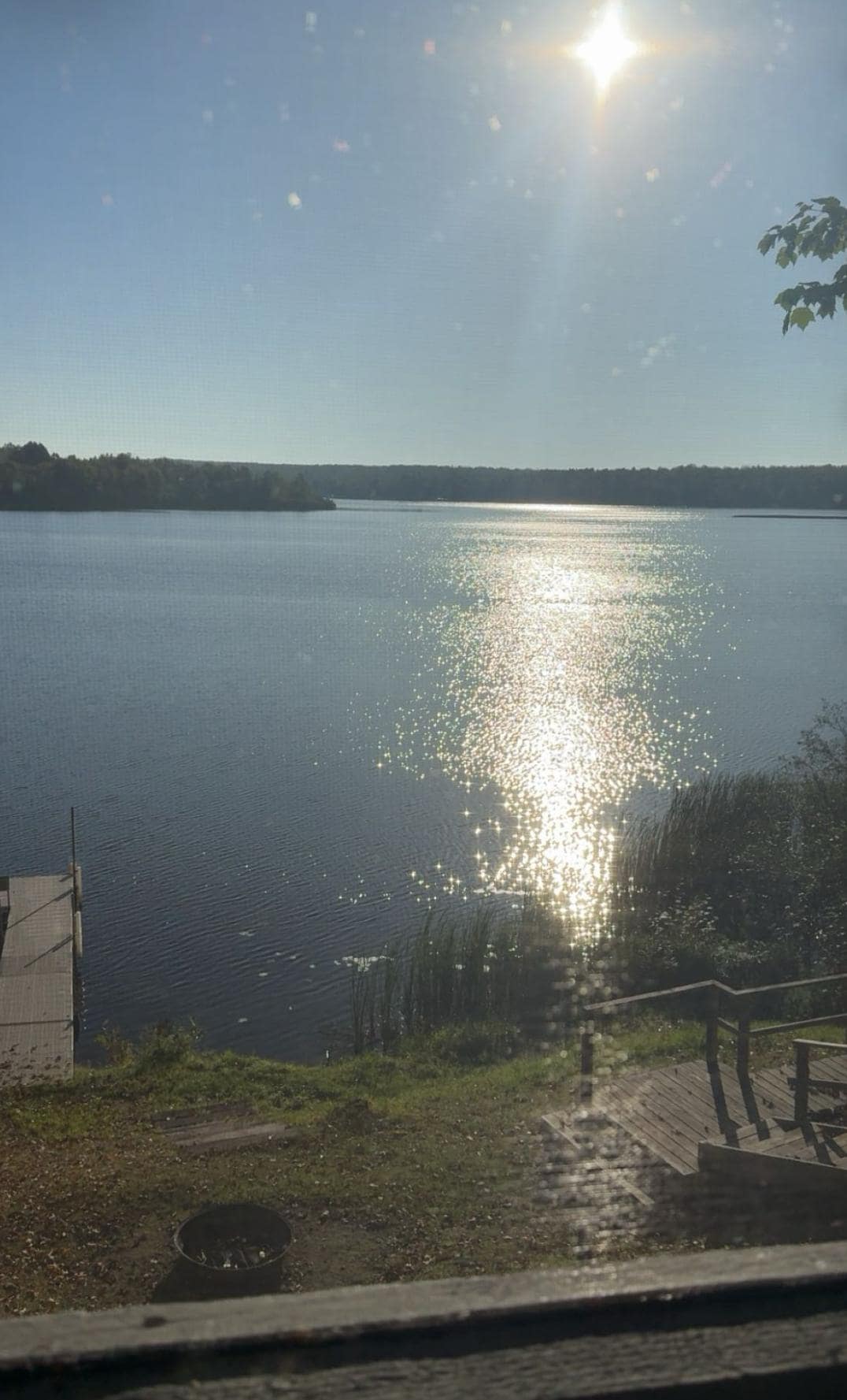 View from the screened in porch! 