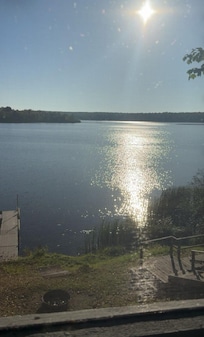 View from the screened in porch!