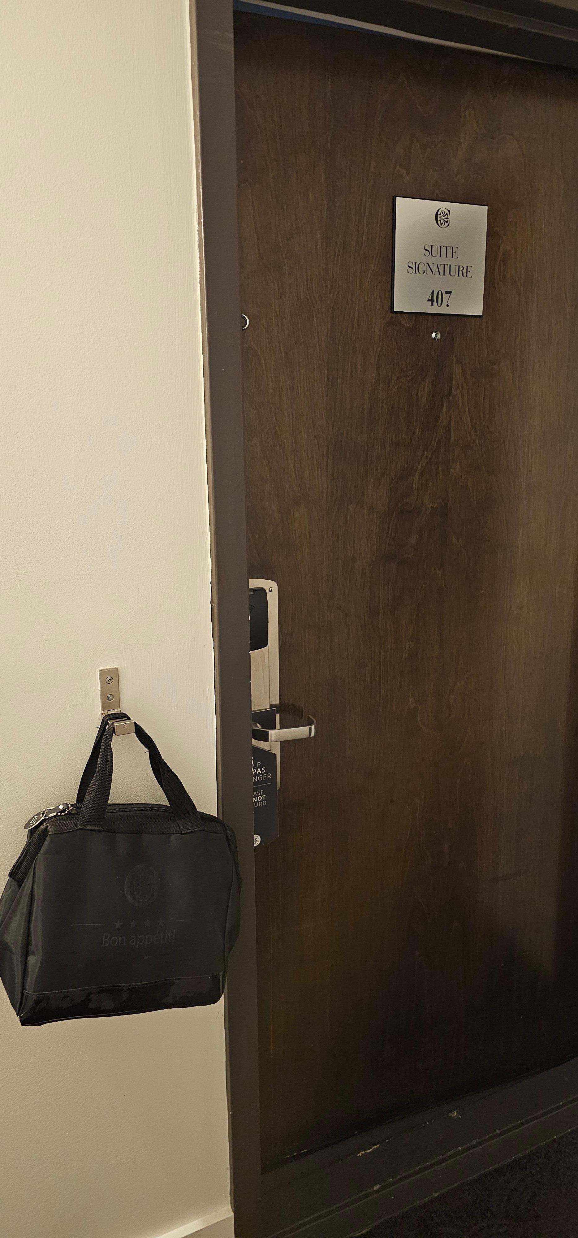 Breakfast included a fresh variety of baked bread, butter, jams, juice, yogurt, applesauce, etc. that could be consumed any time we wanted without having to wake early!