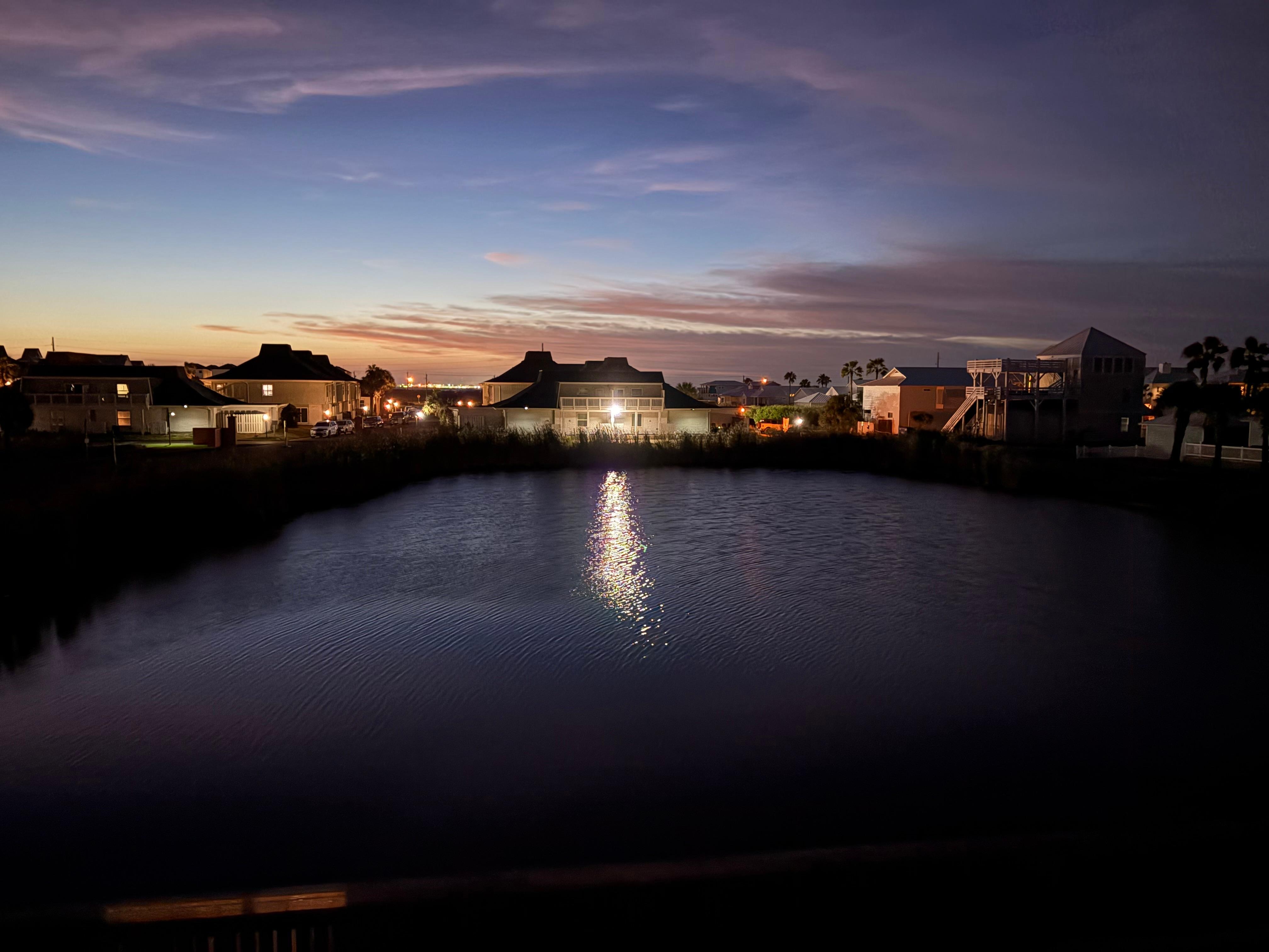 Nighttime views from house